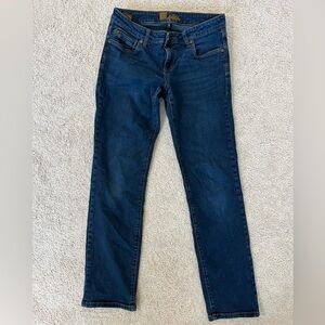 Kut from the Kloth Medium Dark Blue Straight Leg Jeans